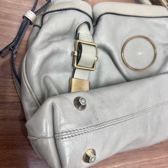 Chloe Victoria Gray Leather 2ways Handbag - Picture 12 of 15
